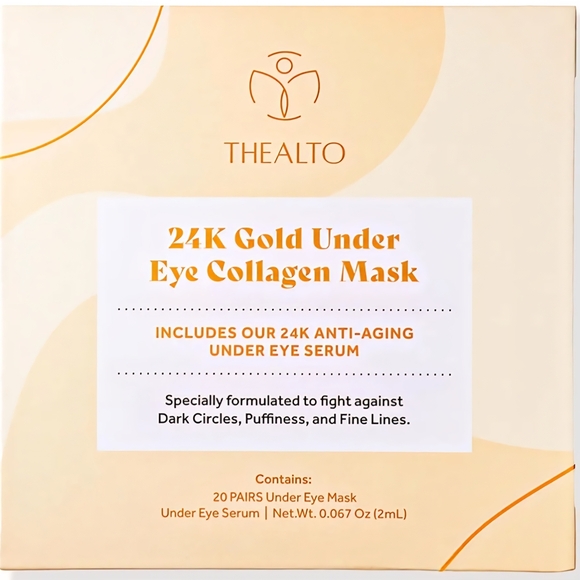 Thealto 24K Gold Under Eye Collagen Mask. NIB - Picture 3 of 11